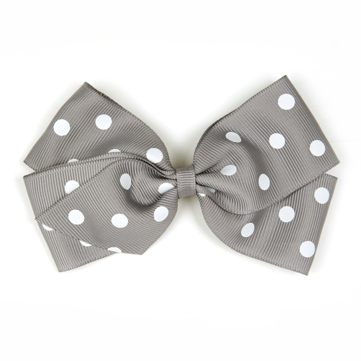 LARGE POLKA DOT HAIR CLIPS ラージ ドット柄ヘアクリップ シルバー