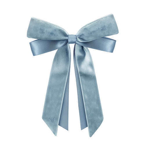 LARGE LONGTAIL SATIN/VELVET ラージ -  サテン/ベルベット・ロングテール・アンティーク・ブルー