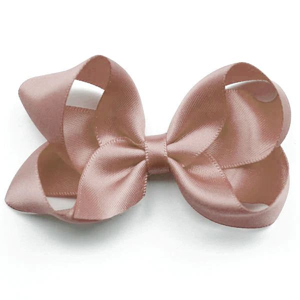 MEDIUM SATIN HAIR CLIP ミディアム - サテンヘアクリップ - アンティーク・モーヴ